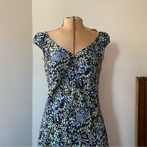 LOFT 90s Y2K Silky Midi Dress